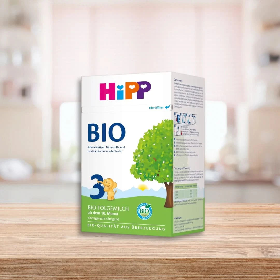 HiPP BIO Stage 3 – Organic Cow Milk Formula 10+ months, German Version (600g)
