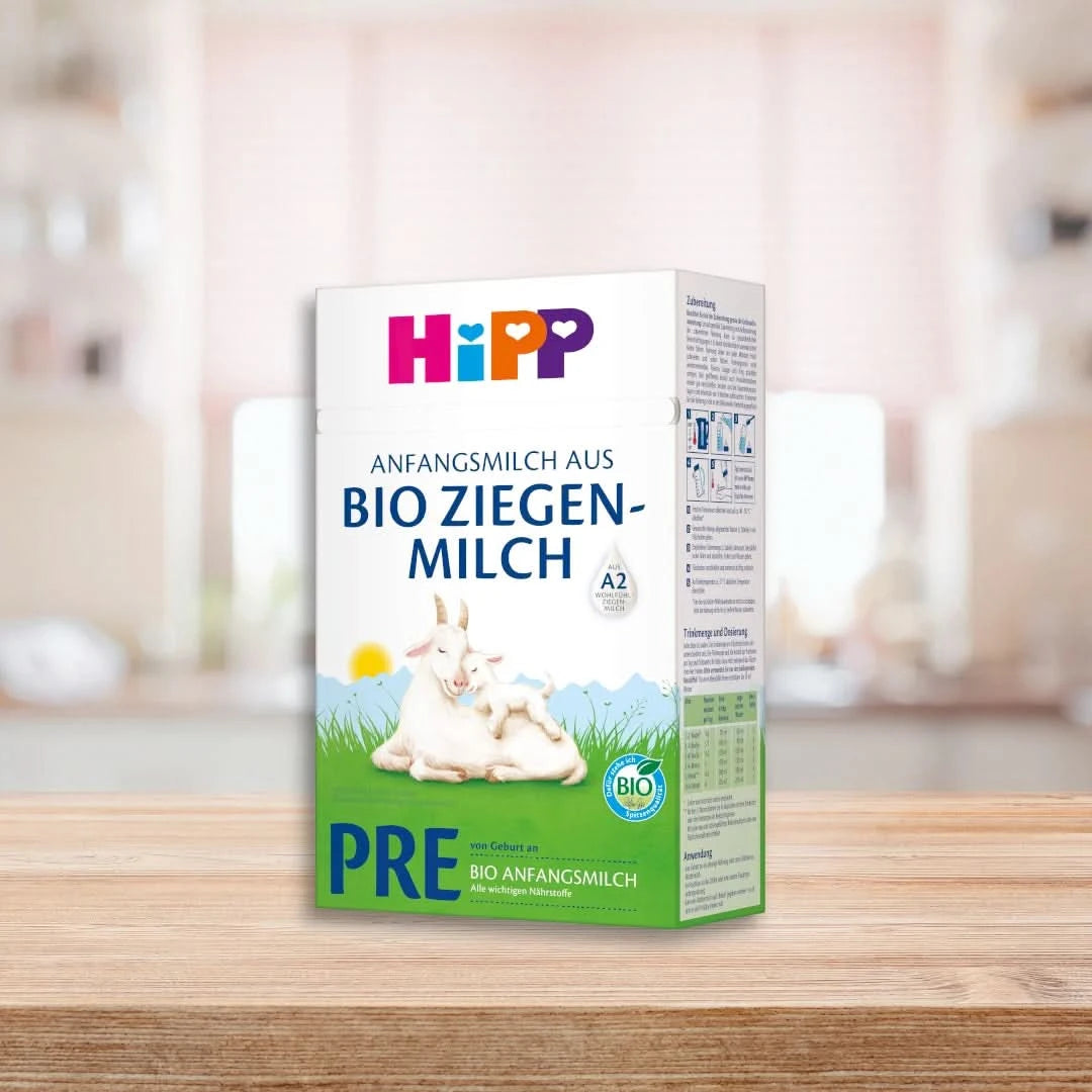 HiPP Goat PRE – Organic Goat Milk Formula 0-6 months, German Version (400g)