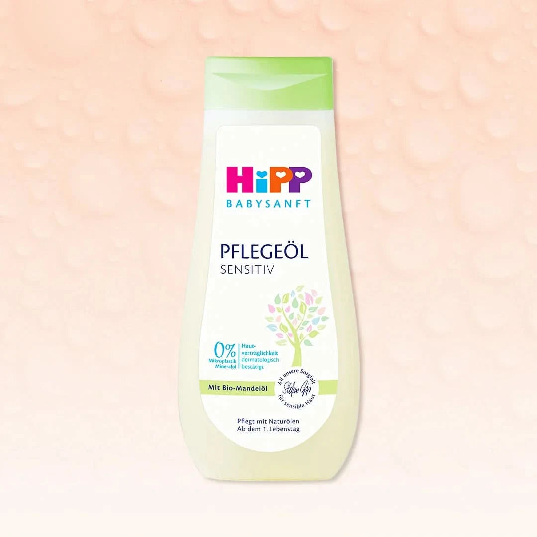 HiPP Care Oil with 100% Natural Oils – For Sensitive Baby Skin (200ml)