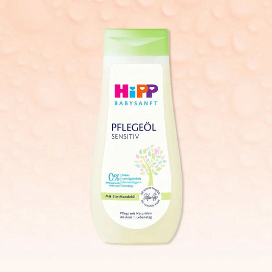 HiPP Care Oil with 100% Natural Oils – For Sensitive Baby Skin (200ml)