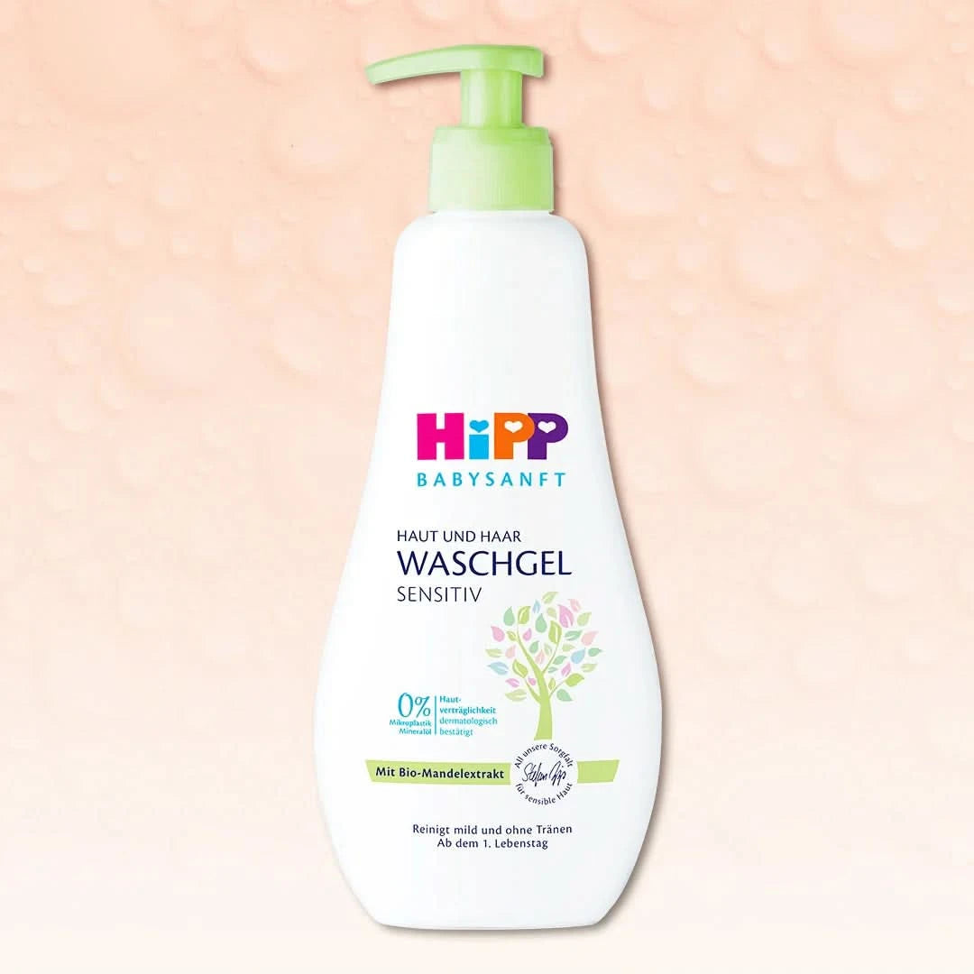 HiPP Body & Hair Wash Value Family Pack – For Sensitive Baby Skin (400ml)