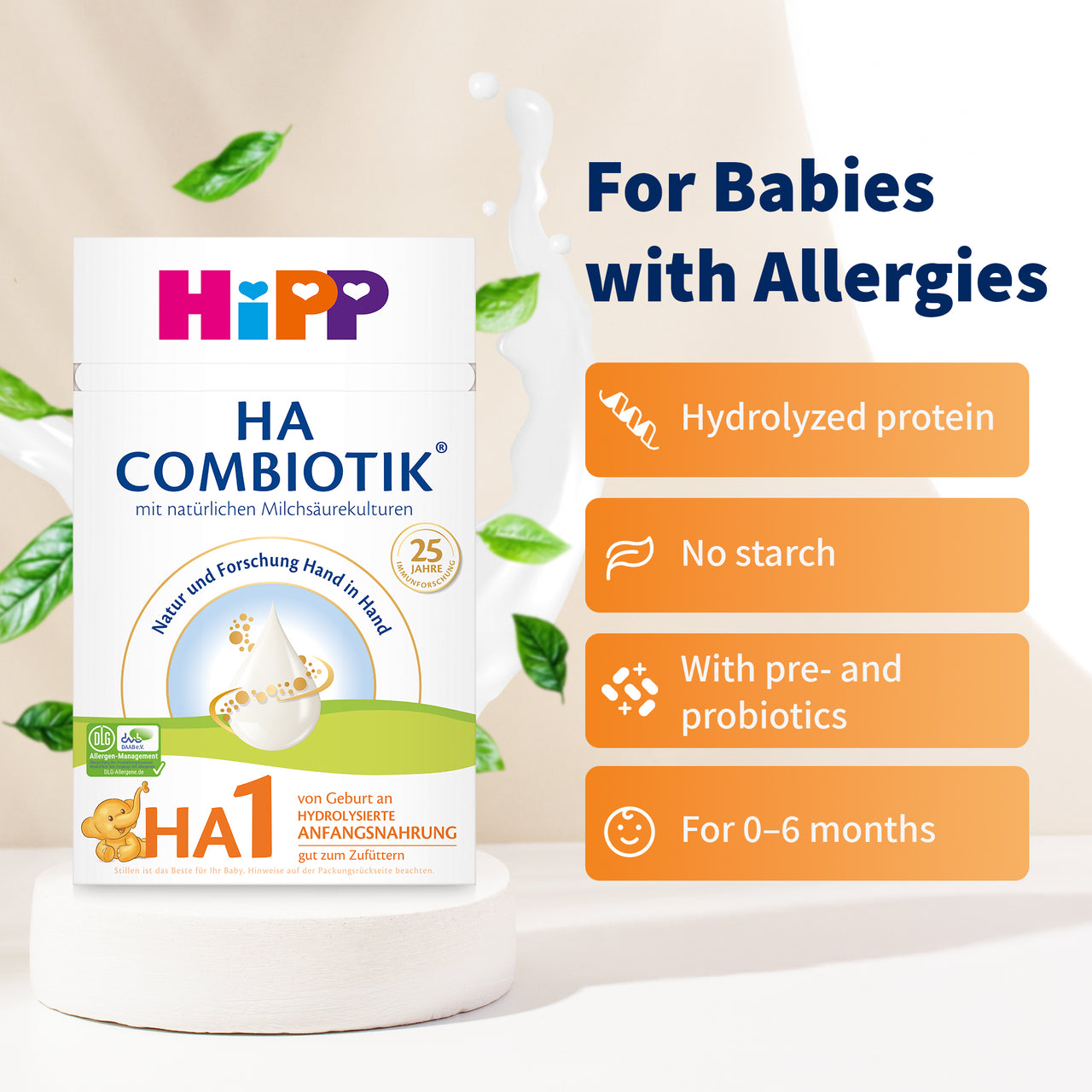 HiPP Goat Stage 2 – Organic Goat Milk Formula 6-12 months, German Version (400g)