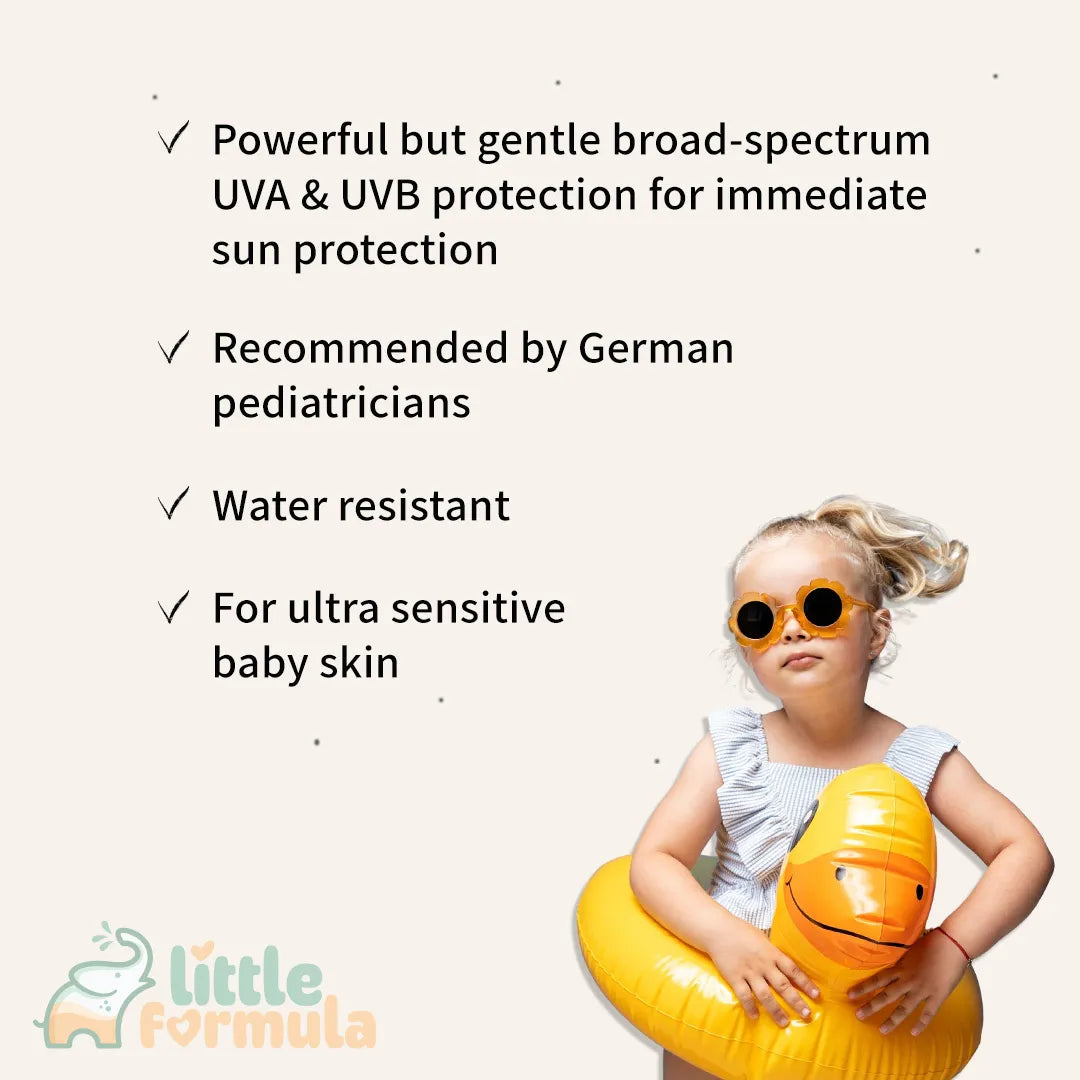 HiPP Water Resistant Ultra Sensitive Face & Body Sunscreen Lotion SPF 50+ for Babies & Kids (200ml)
